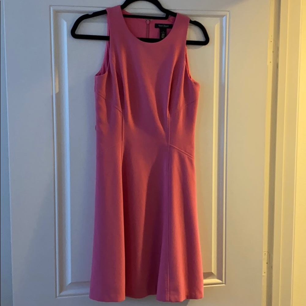 White House Black Market pink work dress